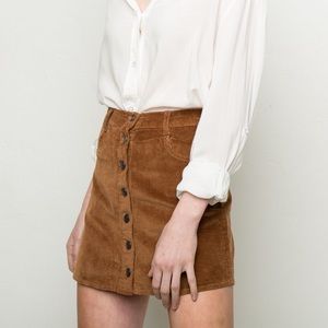 Brandy Melville button up skirt